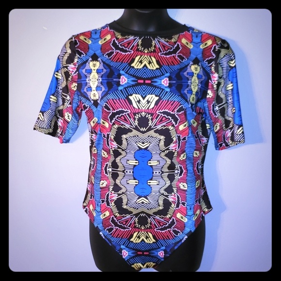 🖤💙❤💛Multi color body top - Picture 1 of 4